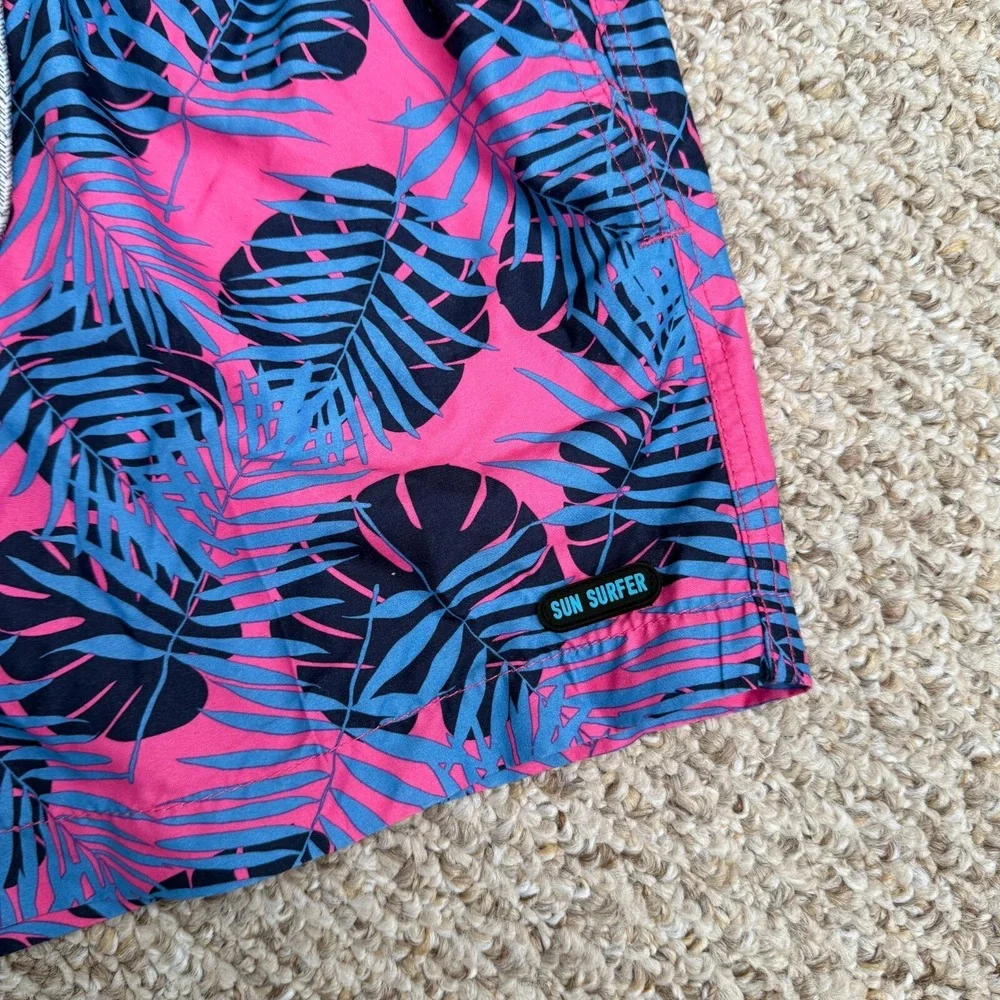 Sun Surfer Men Mesh Liner Swim Trunk‎ Medium Hawaiian